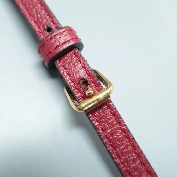 100% Authentic Gucci Brown W/P Leather Shoulder Bag 719-113024 - Picture 8 of 12